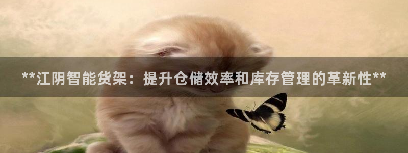 杏运体育app：**江阴智能货架：提升仓