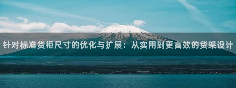 杏运登录：针对标准货柜尺寸的优化与扩展：